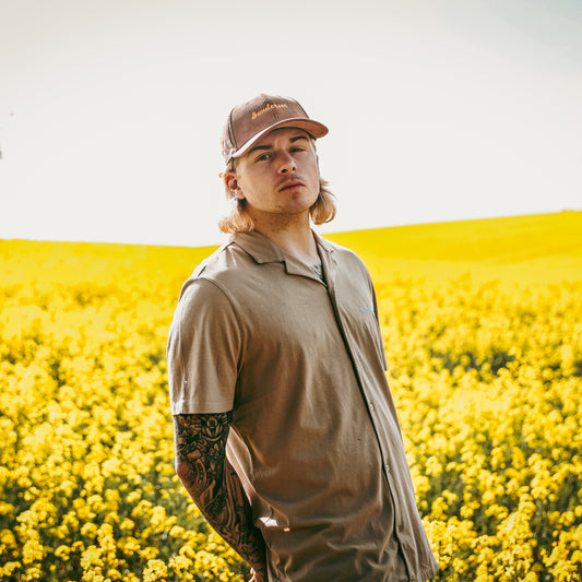 Organic Sanderson Corduroy Cap - Redwood
