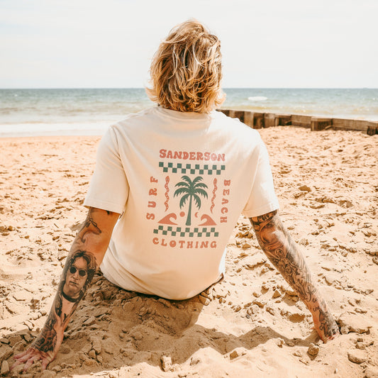 Sanderson Organic Surf T-Shirt - Natural Raw
