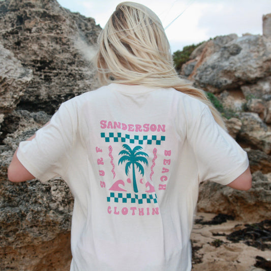 Sanderson Women's Organic Surf T-Shirt - Natural Raw