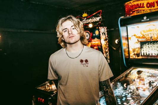 Organic Panama Surf Club Unisex T-Shirt - Desert